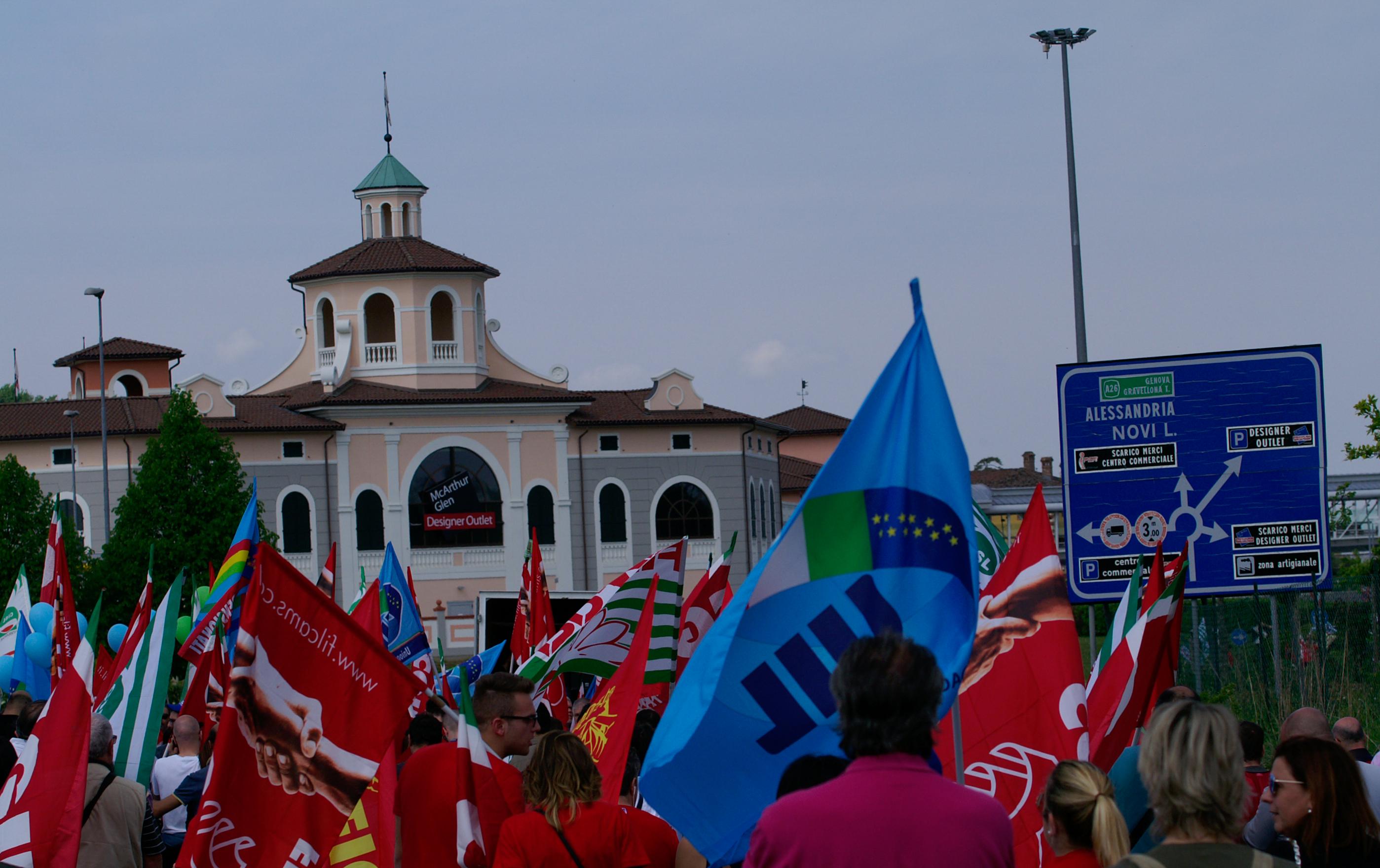 La protesta a Serravalle